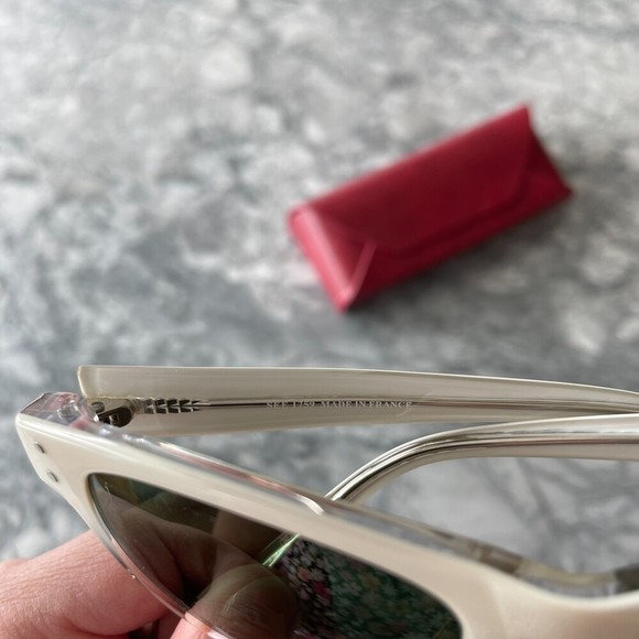 SEE Eyewear Ombre Rimmed Sunglasses with Box White main image 5